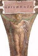 Michelangelo Buonarroti The Erythraean Sibyl oil painting artist